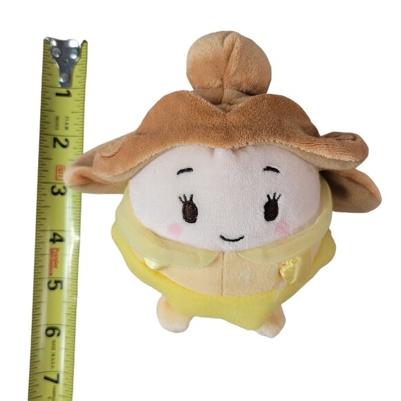 2/$15 Disney Ufufy Princess Mini Plush 6" Stuffed Belle Beauty And The Beast - Picture 10 of 10